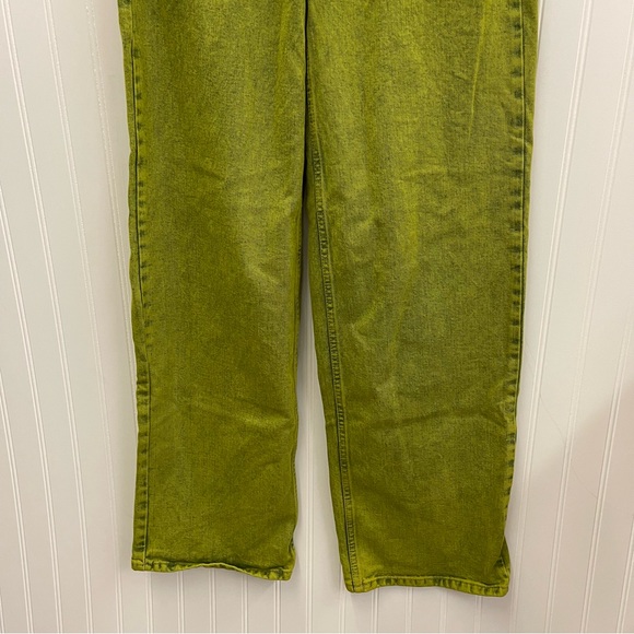 Urban Outfitters | BDG High Rise Baggy Jeans in Electric Green Sz 27 - Picture 6 of 10